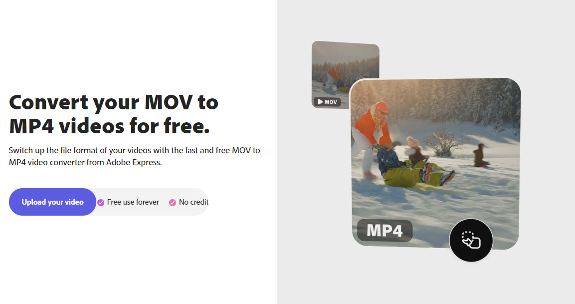 Best MOV to MP4 Converter Adobe Express