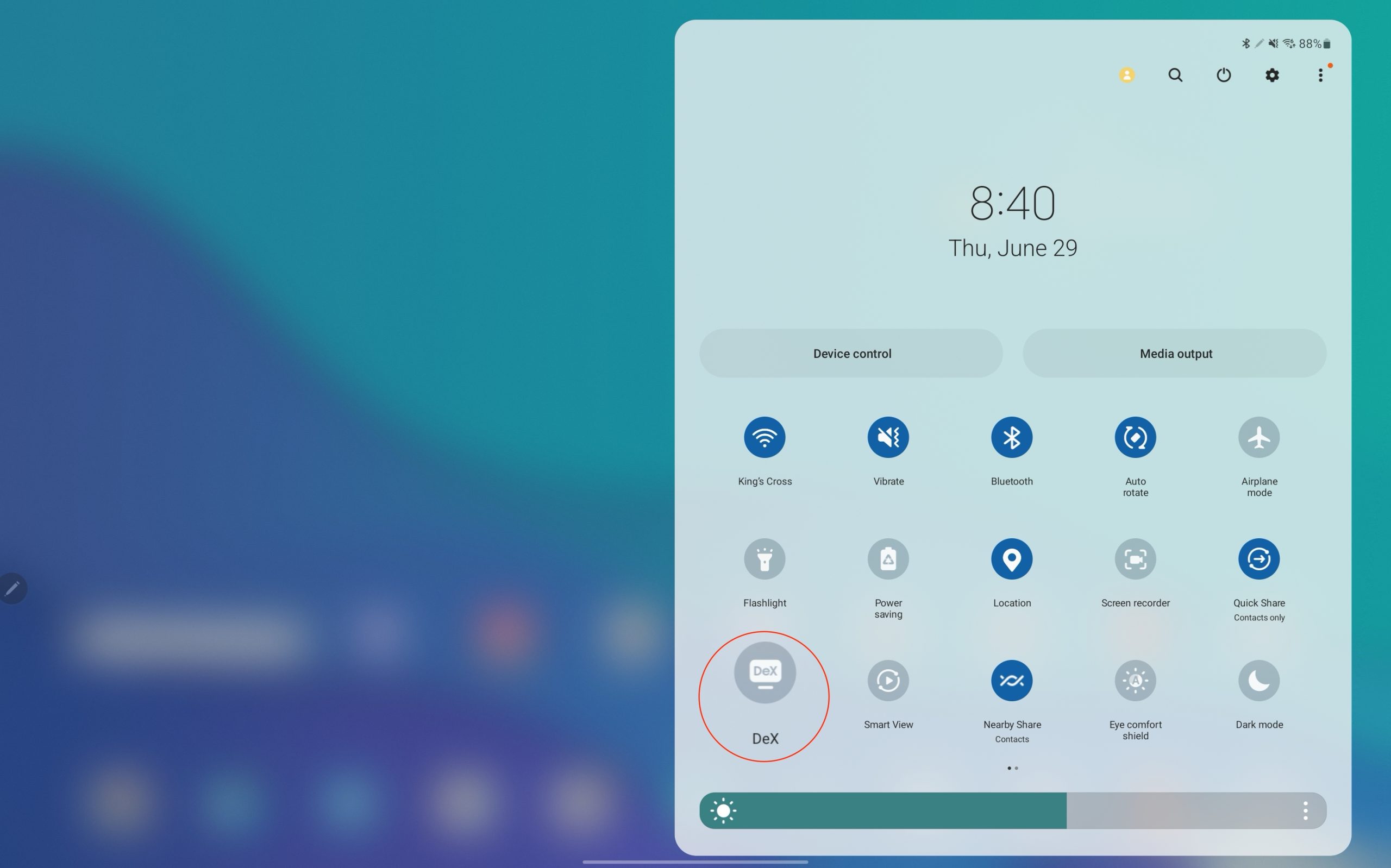 How to Use DeX With Galaxy Tab S8 - 1