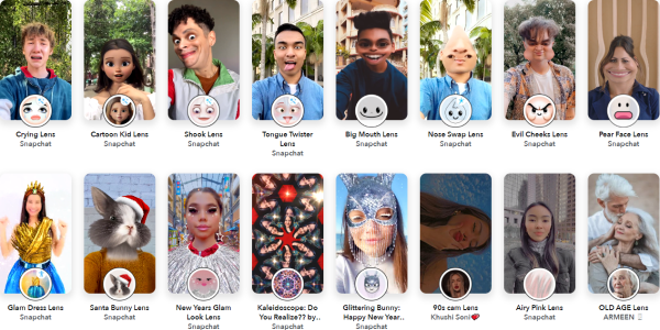 100+ Best Snapchat Lenses for Cool Selfies in 2023