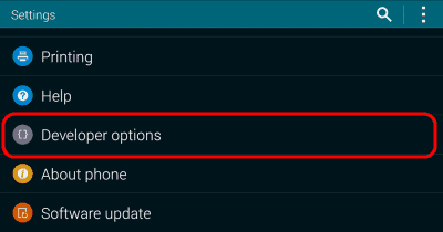 How to Enable or Disable Developer Mode on the Samsung Galaxy S5