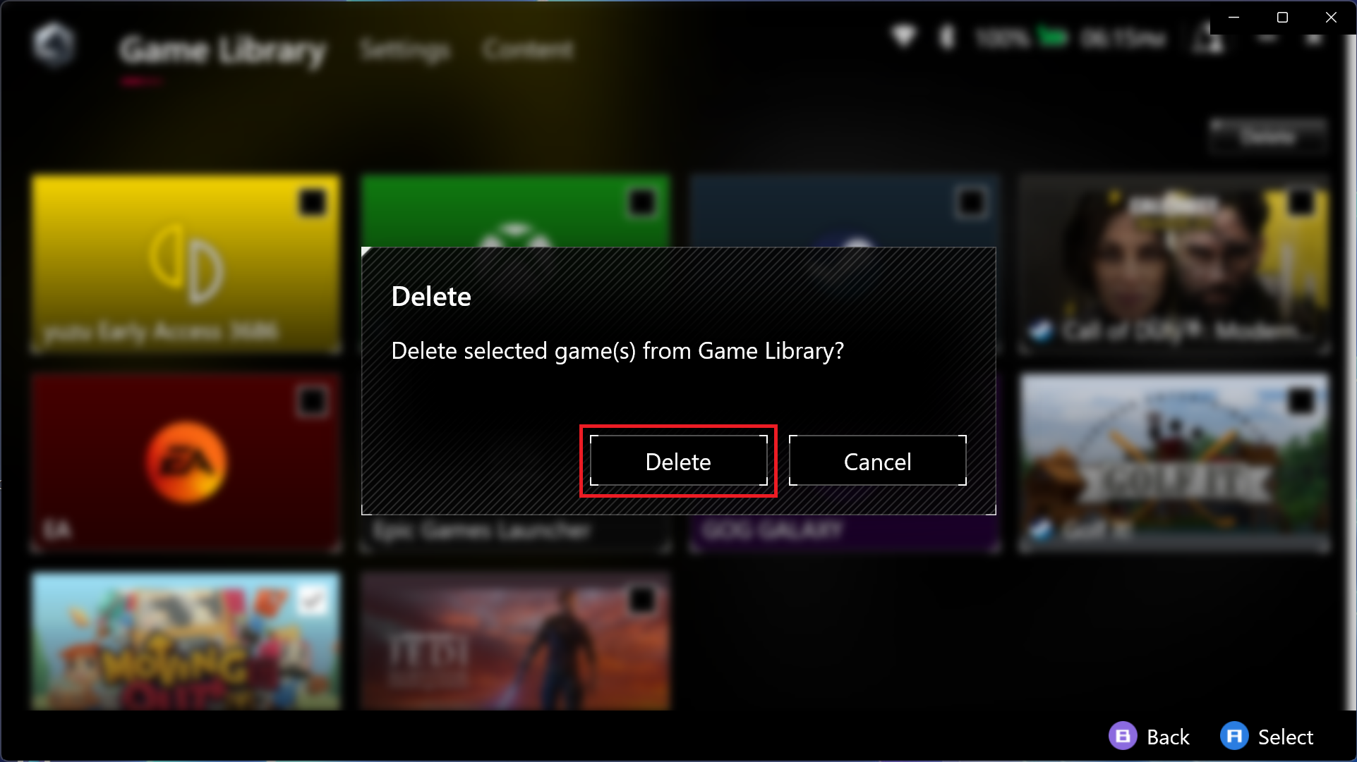 How to delete apps and games from ASUS ROG Ally 181538