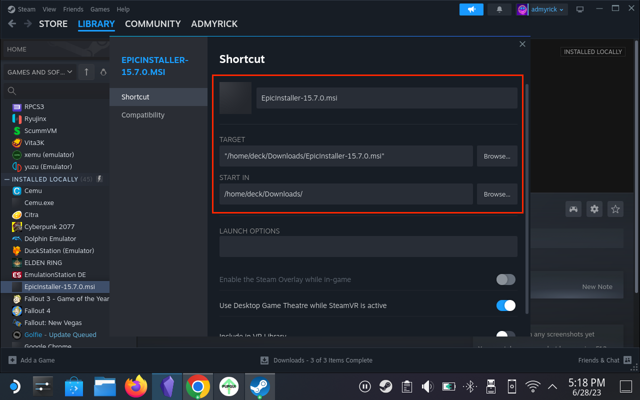 How to Install Epic Games Store on Steam Deck - 24