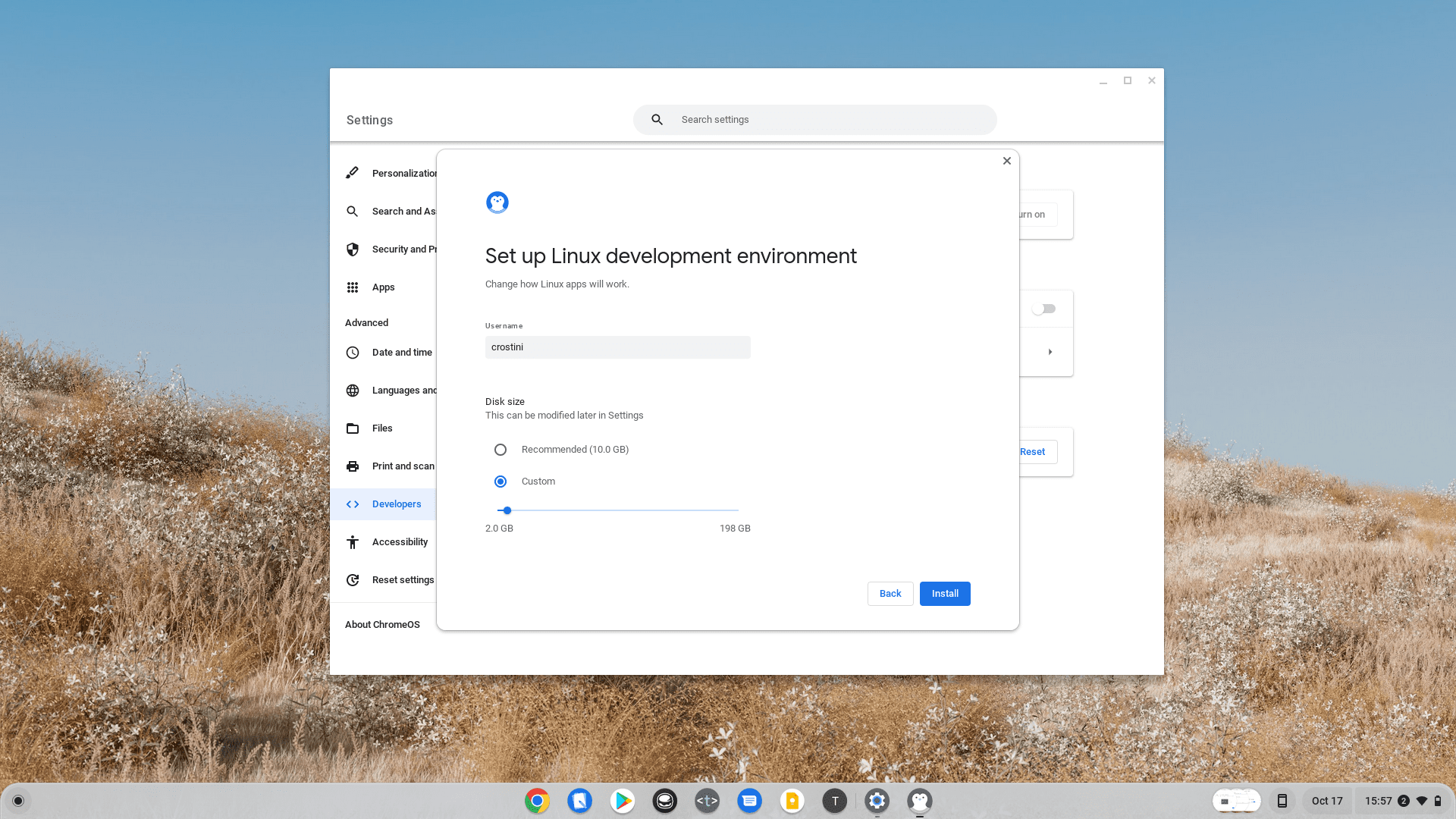 How to Set Up Linux on Chromebook - 7