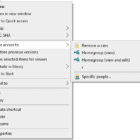 Windows 10: How to Share/Unshare Folder