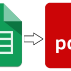 How to Convert Google Sheets to PDF