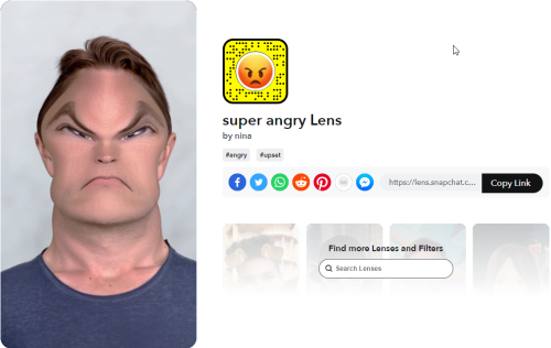 Snapchat Lenses Super angry Lens by nina