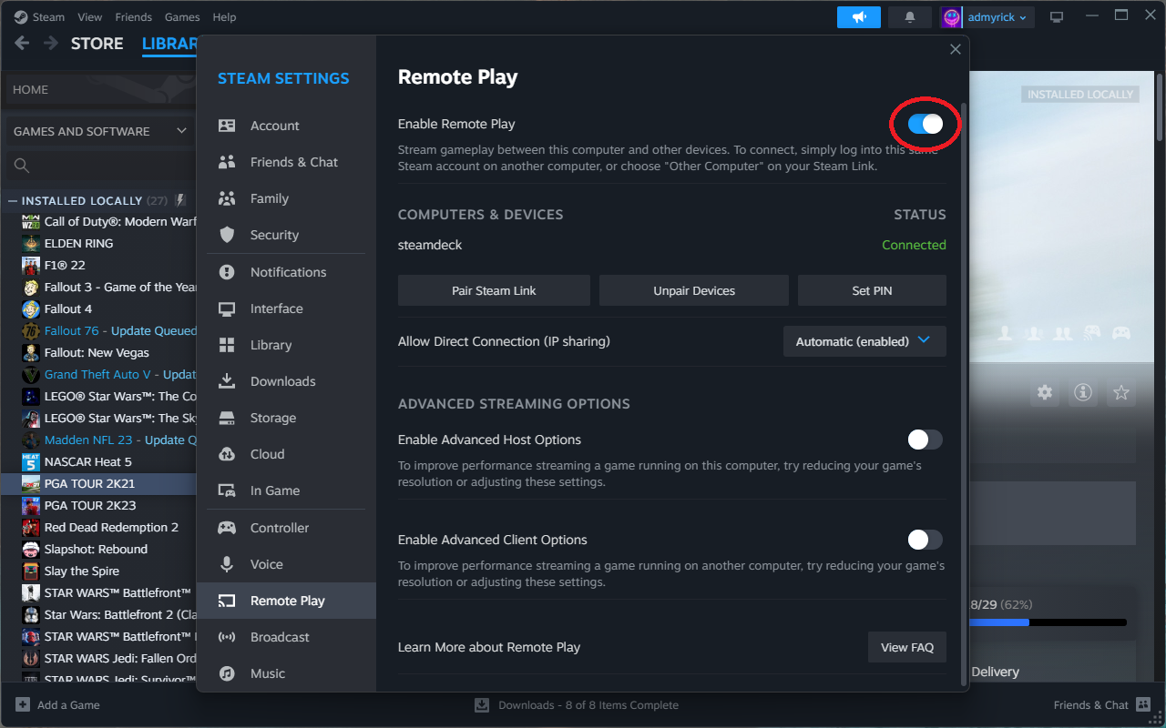 Steam Deck How to Remote Play From Your Computer 151057