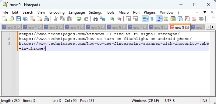 Notepad++ Clickable Links Turned Off